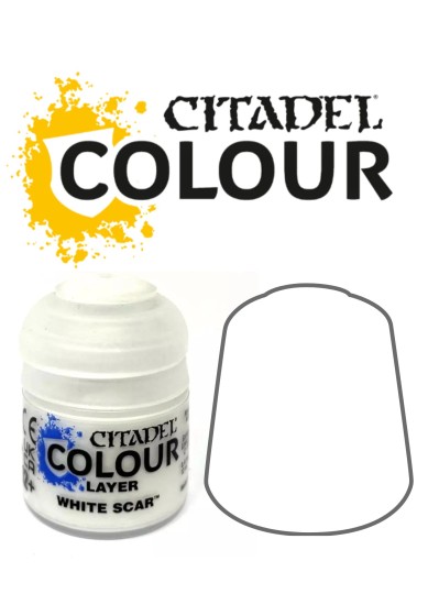 PAINT - WH COLOUR - LAYER - WHITE SCAR 12ML