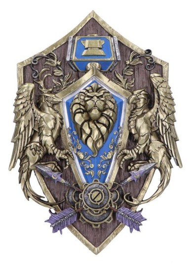 NEMESIS NOW: WORLD OF WARCRAFT - ALLIANCE WALL PLAQUE (30CM)