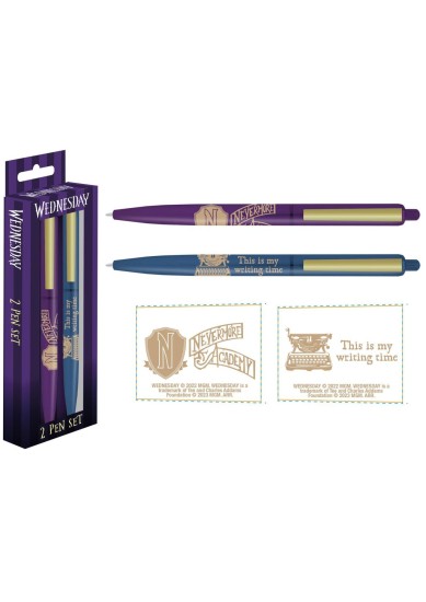 PYRAMID: WEDNESDAY - NEVERMORE 2 PEN SET