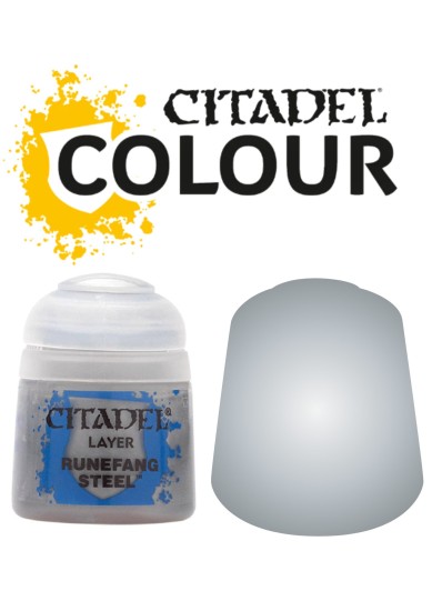 CITADEL PAINT - WH COLOUR - LAYER - RUNEFANG STEEL