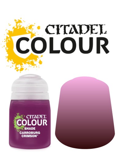 CITADEL PAINT - COLOUR - SHADE: CARROBURG CRIMSON (18ML)