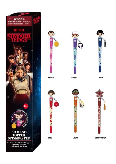 MONOGRAM: STRANGER THINGS (BLIND BOX/RANDOM) PEN & TOPPER