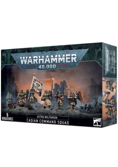 40K - IMPERIUM - ASTRA MILITARUM - ASTRA MILITARUM: CADIAN COMMAND SQUAD