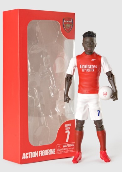 BANBO TOYS: ARSENAL SOCCER - SAKA ACTION FIGURE (20CM)