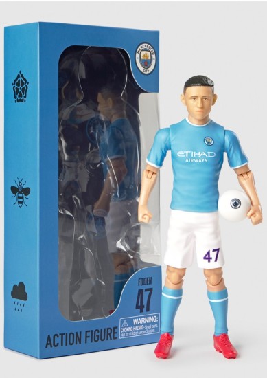 BANBO TOYS: MANCHESTER CITY SOCCER - FODEN ACTION FIGURE (20CM)