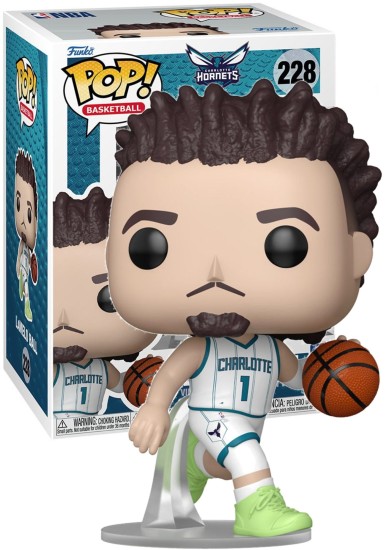 FUNKO POP! BASKETBALL: #228 CHARLOTTE HORNETS - LAMELO BALL (ASSOCIATION JERSEY)  VINYL FIGURE