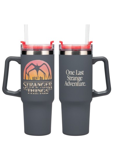 PALADONE: STRANGER THINGS 5 - 900ML INSULATED CUP AND STRAW