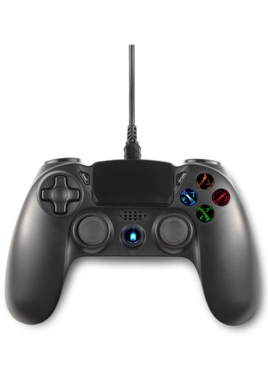 SPARTAN GEAR - HOPLITE 2 WIRED CONTROLLER (COMPATIBLE WITH PC AND PLAYSTATION 4) (COLOUR: BLACK)