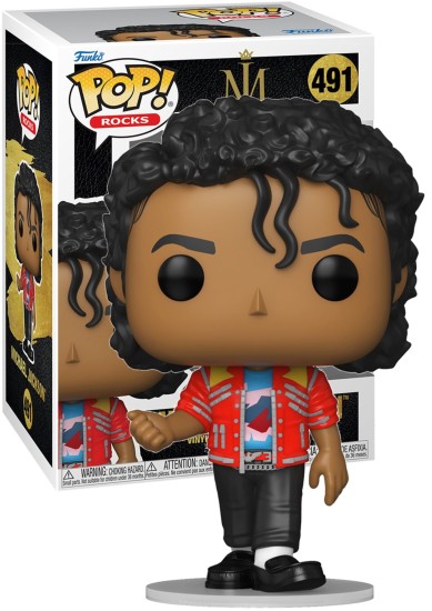 FUNKO POP! ROCKS: #491 MICHAEL JACKSON - MICHAEL JACKSON (BEAT IT)  VINYL FIGURE