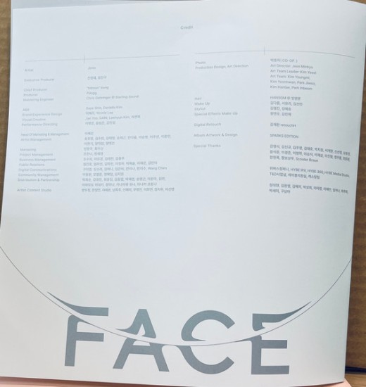 Jimin – Face (Vinyl, 12", Mini-Album, White) - Image 3