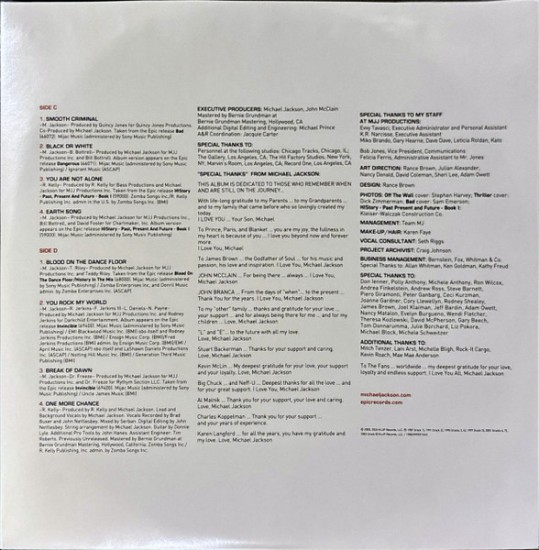Michael Jackson – Number Ones (2 x Vinyl, LP, Compilation, Reissue, Remastered, Stereo) - Image 3