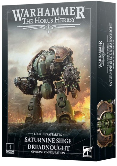 WARHAMMER - THE HORUS HERESY - SATURNINE SIEGE DREADNOUGHT – OPHION CONFIGURATION (1 MINIATURE)