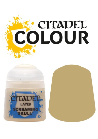CITADEL COULOUR PAINT - LAYER - SCREAMING SKULL (12ML)