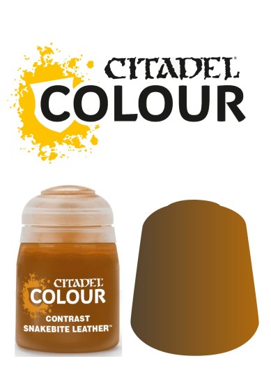 CITADEL COULOUR PAINT - CONTRAST: SNAKEBITE LEATHER (18ML)