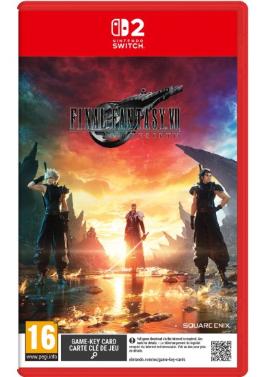 FINAL FANTASY VII REBIRTH D1 EDITION (+ EXCLUSIVE MAGIC THE GATHERING - FINAL FANTASY PROMO CARD) (GAME-KEY CARD) (SWITCH 2)