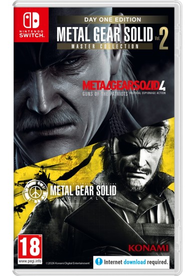 METAL GEAR SOLID MASTER COLLECTION VOL 2 D1 EDITION (SWITCH)