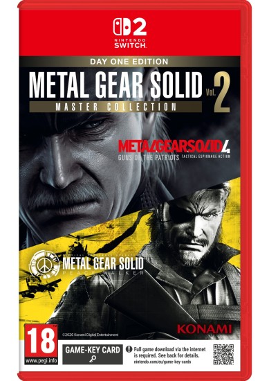 METAL GEAR SOLID MASTER COLLECTION VOL 2 D1 EDITION (GAME KEY CARD) (SWITCH 2 )