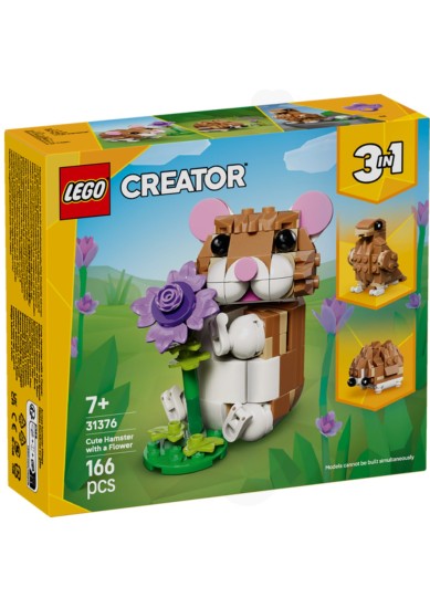 LEGO® CREATOR: CUTE HAMSTER WITH A FLOWER