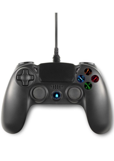 SPARTAN GEAR - HOPLITE 2 WIRED CONTROLLER (COMPATIBLE WITH PC AND PLAYSTATION 4) (COLOUR: BLACK)