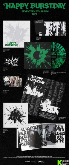 Seventeen – Happy Burstday (Vinyl, LP, Album, Black And Green Splatter) - Image 2
