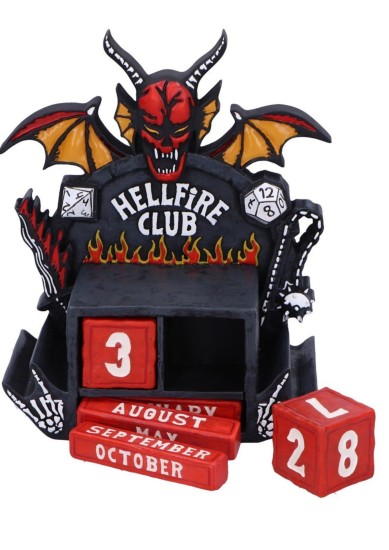 NEMESIS NOW: STRANGER THINGS - HELLFIRE CLUB PERPETUAL CALENDAR