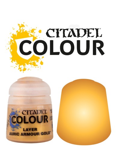 CITADEL COULOUR PAINT - LAYER - AURIC ARMOUR GOLD (12ML)