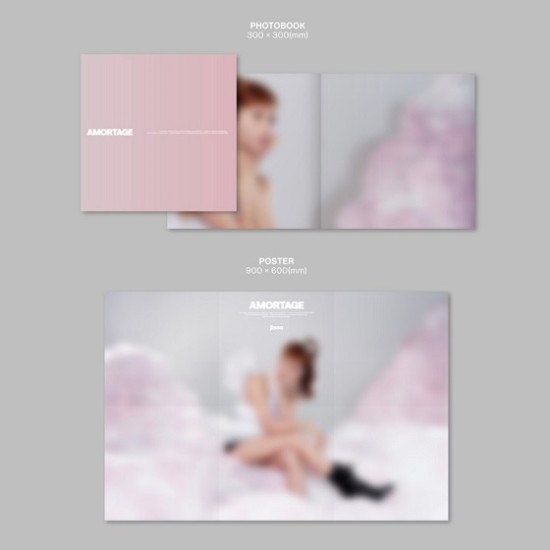 JISOO (BLACKPINK) Mini Album – AMORTAGE (Vinyl, LP, Shape, Mini-Album, Limited Edition, Purple) (Heart Ver.) - Image 2