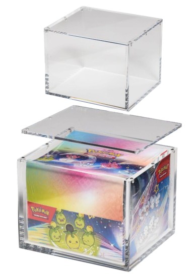 POKEMON MINI TIN 10CT DISPLAY ACRYLIC CASE