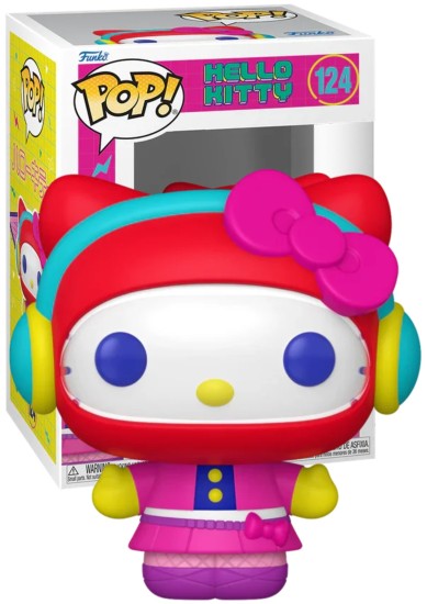 FUNKO POP: HELLO KITTY #124 - HELLO KITTY WITH HEADPHONES
