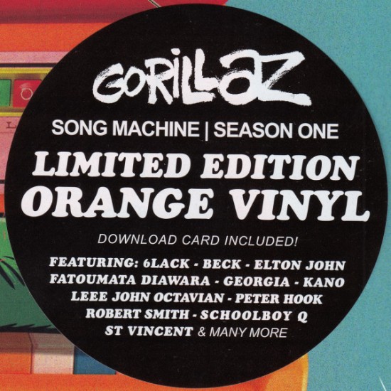 Gorillaz – Song Machine Season One (Vinyl, LP, Album, Limited Edition, Orange Neon) - Image 2