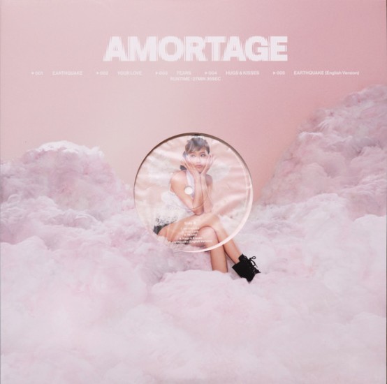 JISOO (BLACKPINK) AMORTAGE (Vinyl, LP, Mini-Album, Limited Edition, Pink Ver. Pink/White)