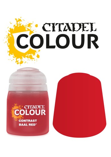 CITADEL COULOUR PAINT CONTRAST: BAAL RED (18ML)