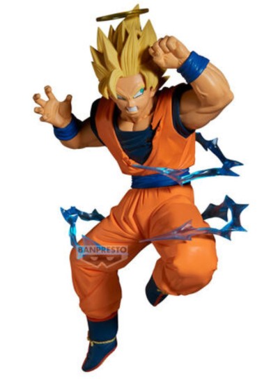 BANPRESTO MATCH MAKERS: DRAGON BALL Z - SUPER SAIYAN 2 SON GOKU STATUE (15CM)