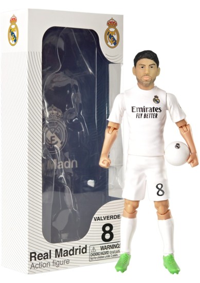 BANBO TOYS: REAL MADRID SOCCER - VALVERDE ACTION FIGURE (20CM)