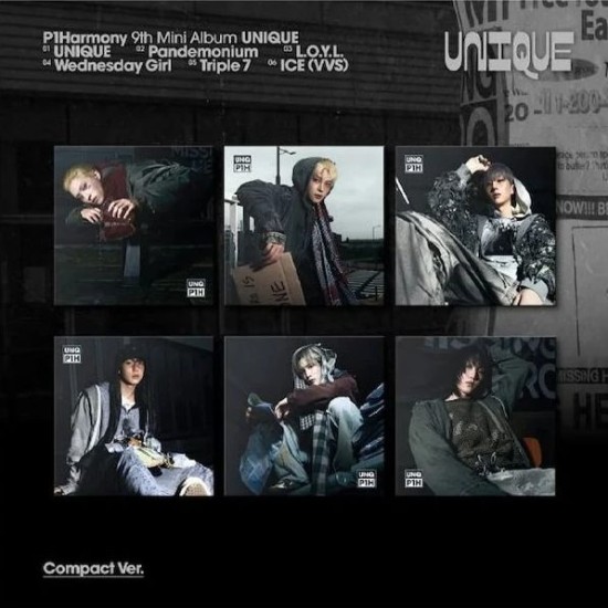 P1Harmony – 9th Mini Album [UNIQUE] (Compact Ver.) (Random)