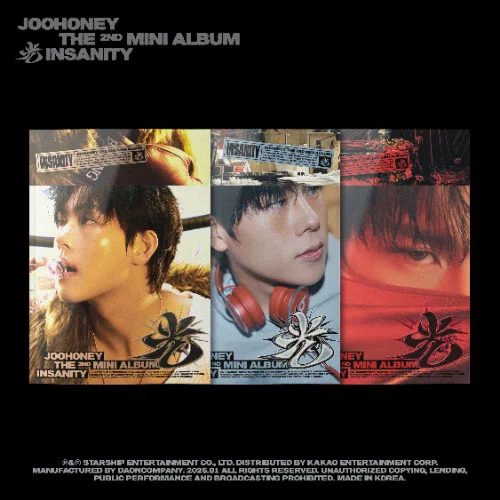 JOOHONEY (Monsta X) – THE 2ND MINI ALBUM 光 (INSANITY) (Random)