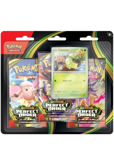 POKEMON TCG: ME03 PERFECT ORDER 3-BOOSTER BLISTER