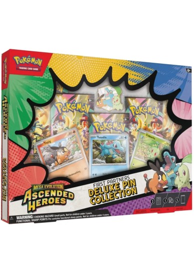POKEMON TCG: ME2.5 ASCENDED HEROES FIRST PARTNERS DELUXE PIN COLLECTION