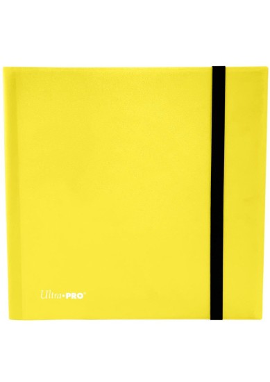 ULTRA PRO - ECLIPSE 12-PKT LEMON YELLOW PRO-BINDER