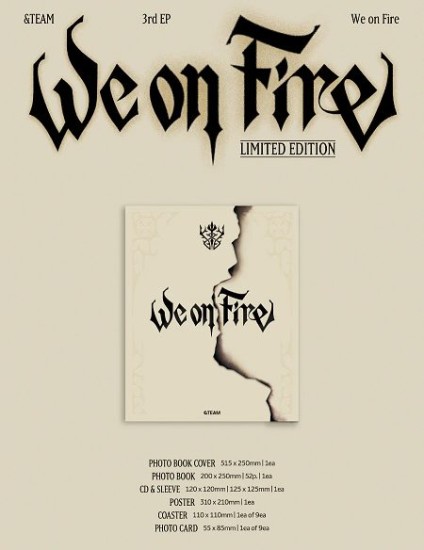 &TEAM – 3rd EP [We on Fire] (LIMITED EDITION)