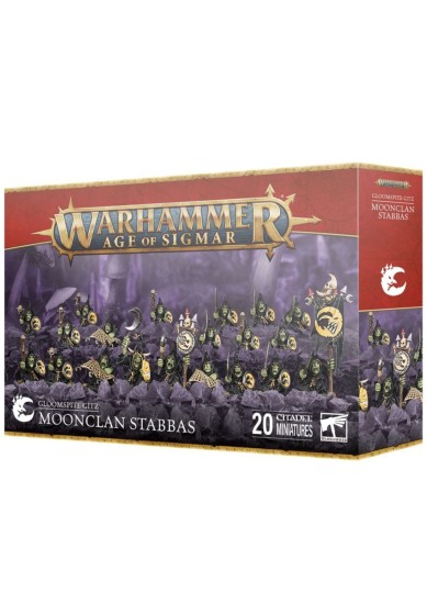 WARHAMMER - AGE OF SIGMAR - MOONCLAN STABBAS (20 CITADEL MINIATURES)