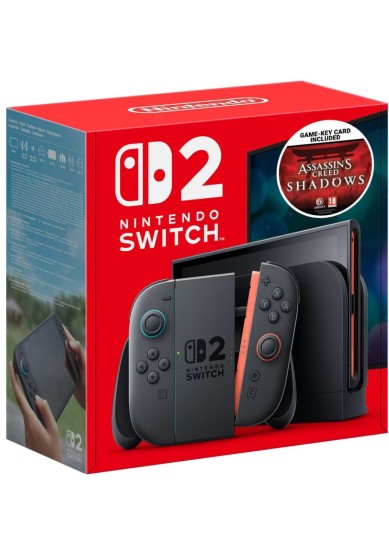 Nintendo Switch 2 Console + (R&B Joy-Cons + Assassin's Creed Shadows Bundle) G/R