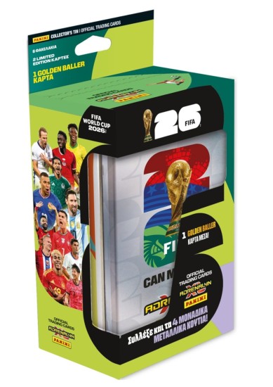PANINI ADRENALYN XL: FIFA WORLD CUP 2026 - METAL CLASSIC TIN