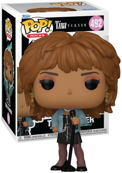 FUNKO POP! ROCKS: #492 TINA TURNER (WHAT'S LOVE)  VINYL FIGURE