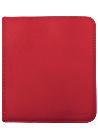 ULTRA PRO Vivid 12-Pkt Red Zippered PRO-Binder