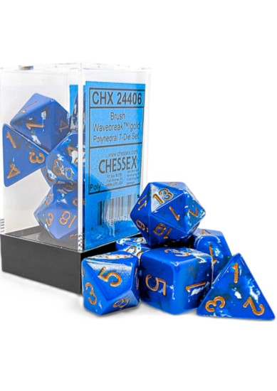 Brush Wavebreak Polyhedral 7-Die Set