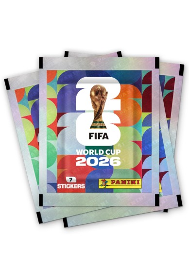 PANINI FIFA WORLD CUP 2026: STICKER COLLECTION - DISPLAY (1X7 STICKERS)
