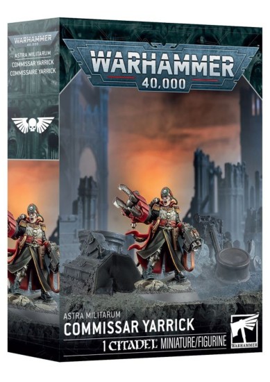 WARHAMMER 40K - ASTRA MILITARUM - COMMISSAR YARRICK (1 CITADEL MINATURE)