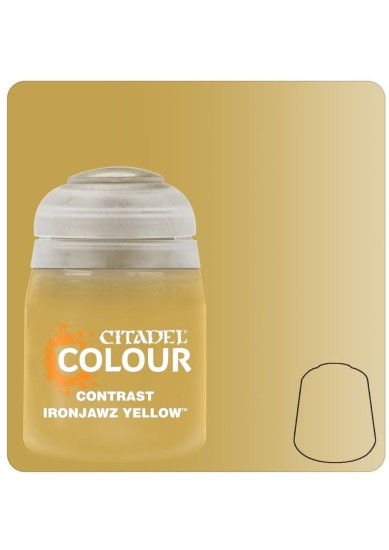 CITADEL COLOUR CONTRAST IRON JAWZ YELLOW (18ML)