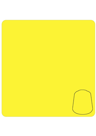 WARHAMMER COLOUR - LAYER - FLASH GITZ YELLOW (12ML)